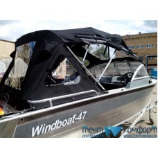 Трехопорные дуги для тента на лодку Windboat-47