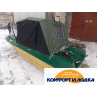 «Крым-М» - ходовой тент, модель «Рубка-СТС», для маломерного судна Крым-М