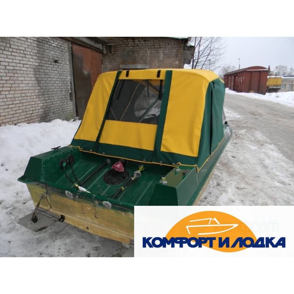 Ходовой тент для лодки Крым-М, модель «Рубка-НС»