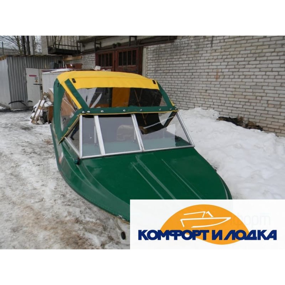 Ходовой тент для лодки Крым-М, модель «Рубка-НС»