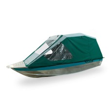 Тент для «Wellboat-430NS», ходовой, модель «Рубка-БС»