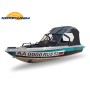 Тент для лодки Wellboat 434 NS, ходовой, модель «Рубка-СТС»