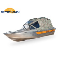 «Wellboat-46» - ходовой тент, модель «Рубка-СТС», для маломерного судна Wellboat-46