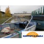 Ветровое стекло для лодки Воронеж, с калиткой для выхода на нос.