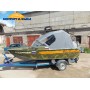 Ходовой тент для лодки Wellboat-45M, модель «Троллинг»