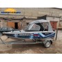 Тент для лодки Wellboat-41-4, ходовой, модель «Рубка-СТС»