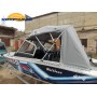 Тент для лодки Wellboat-41-4, ходовой, модель «Рубка-СТС»