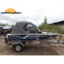 Тент для лодки Wellboat-41-4, ходовой, модель «Рубка-СТС»