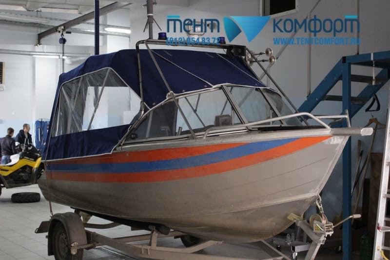 Ходовой тент с прозрачными боковинами